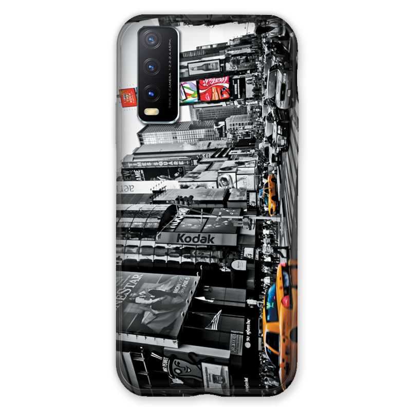 Coque Pour Vivo Y20S Amerique USA New York Taxi