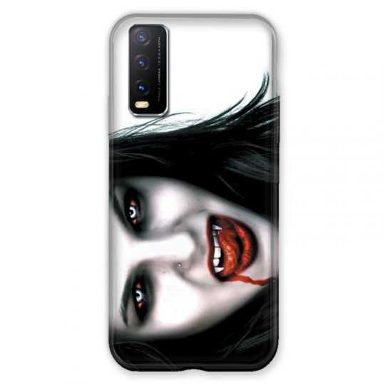 Coque Pour Vivo Y20S Vampire Blanc