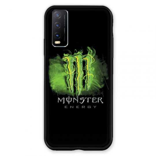 Coque Pour Vivo Y20S Monster Energy Vert
