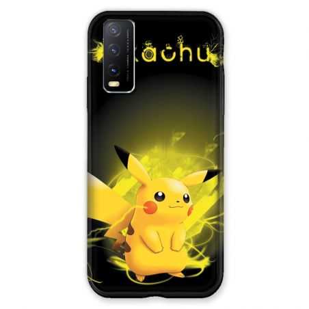 Coque Pour Vivo Y20S Pokemon Pikachu Eclair