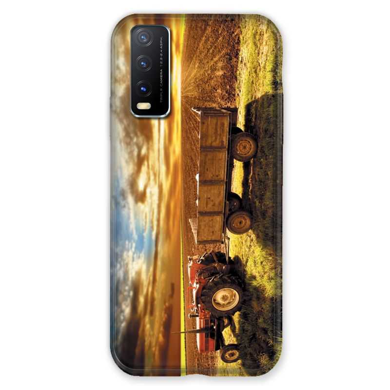 Coque Pour Vivo Y11S Agriculture Tracteur Color