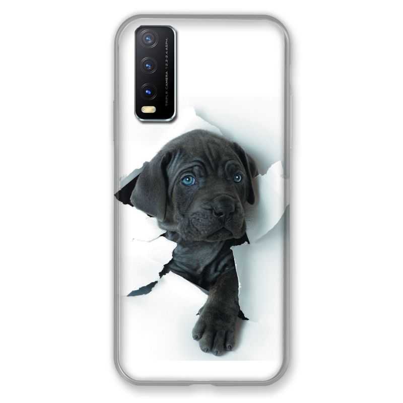 Coque Pour Vivo Y11S Chien Noir