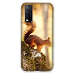 Coque Pour Vivo Y11S Ecureuil Bois
