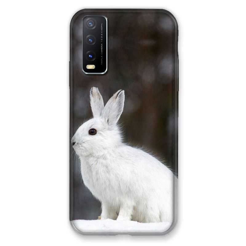 Coque Pour Vivo Y11S Lapin Blanc