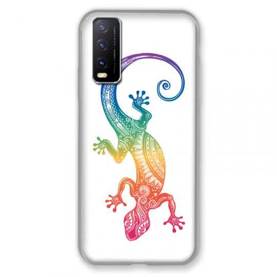 Coque Pour Vivo Y11S Animaux Maori Salamandre Color