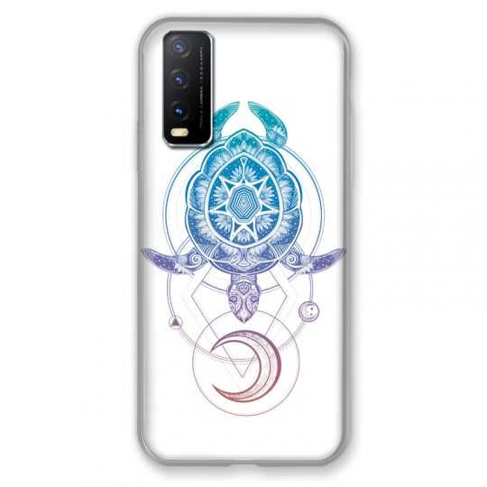 Coque Pour Vivo Y11S Animaux Maori Tortue Color