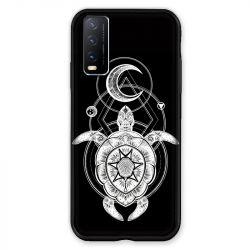 Coque Pour Vivo Y11S Animaux Maori Tortue Noir