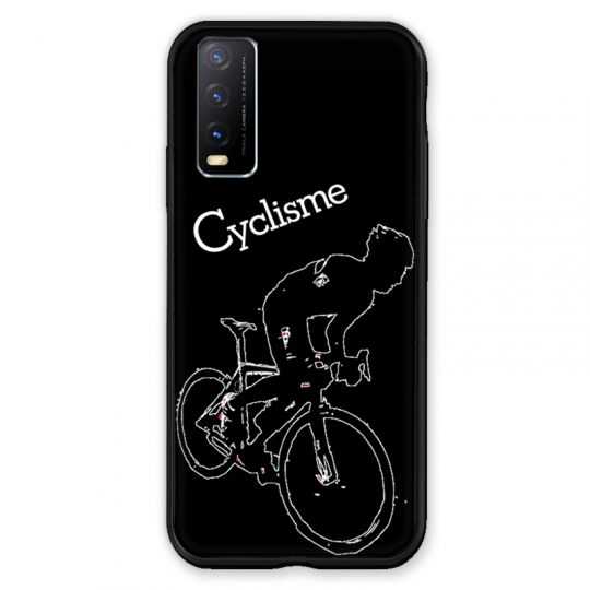 Coque Pour Vivo Y11S Cyclisme Ombre Blanche