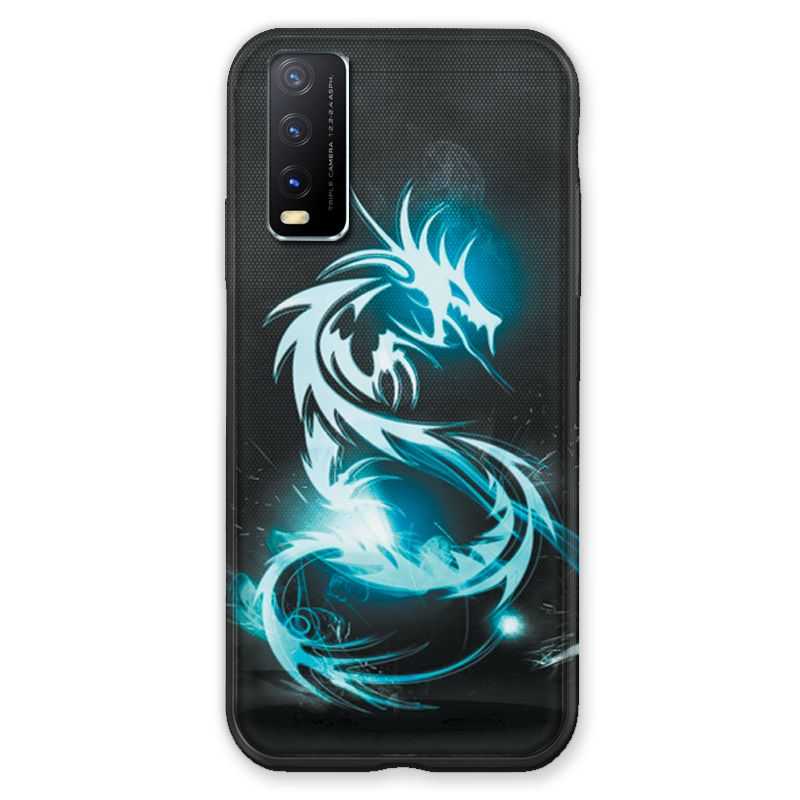 Coque Pour Vivo Y11S Dragon Bleu