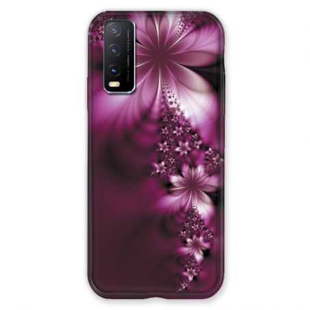 Coque Pour Vivo Y11S Fleur Violette Montante