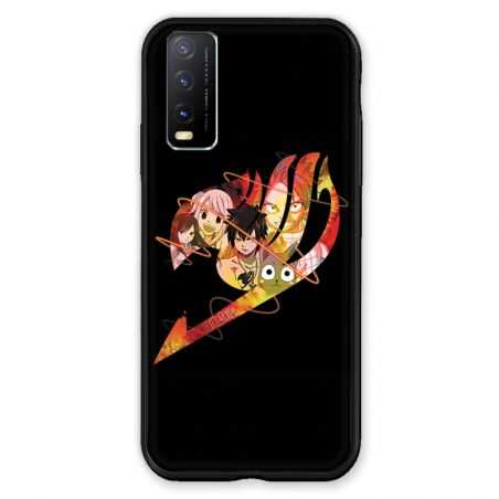 Coque Pour Vivo Y11S Manga Fairy Tail Logo Noir
