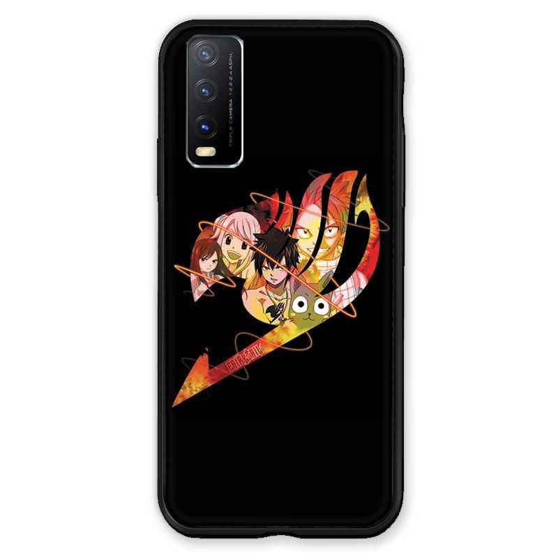 Coque Pour Vivo Y11S Manga Fairy Tail Logo Noir