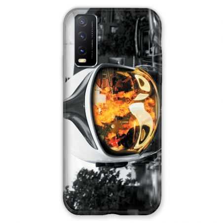 Coque Pour Vivo Y11S Pompier Casque Feu