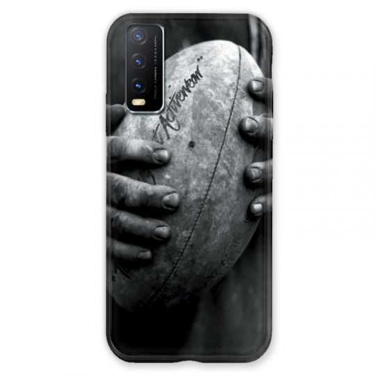 Coque Pour Vivo Y11S Rugby Ballon Vintage