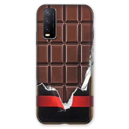 Coque Pour Vivo Y11S Trompe Oeil Chocolat