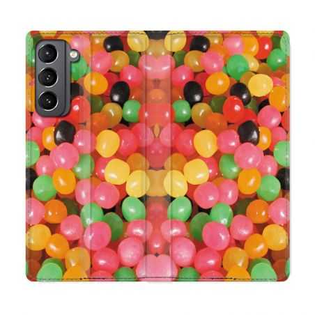 Housse Cuir Portefeuille Pour Samsung Galaxy S21 Dragibus