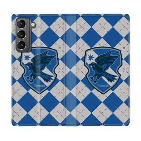 Housse Cuir Portefeuille Pour Samsung Galaxy S21 WB License Harry Potter Ravenclaw