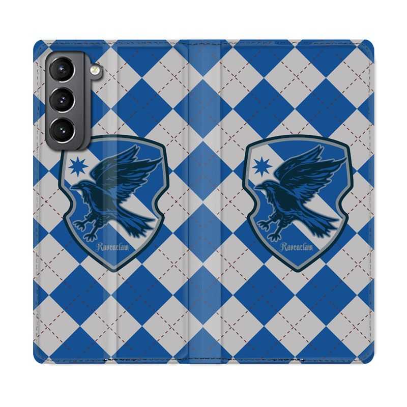Housse Cuir Portefeuille Pour Samsung Galaxy S21 WB License Harry Potter Ravenclaw