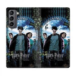 Housse Cuir Portefeuille Pour Samsung Galaxy S21 WB License Harry Potter Azkaban