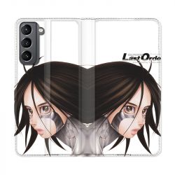 Housse Cuir Portefeuille Pour Samsung Galaxy S21 Manga Gunnm Gally
