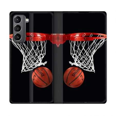 Housse Cuir Portefeuille Pour Samsung Galaxy S21 Panier Basket