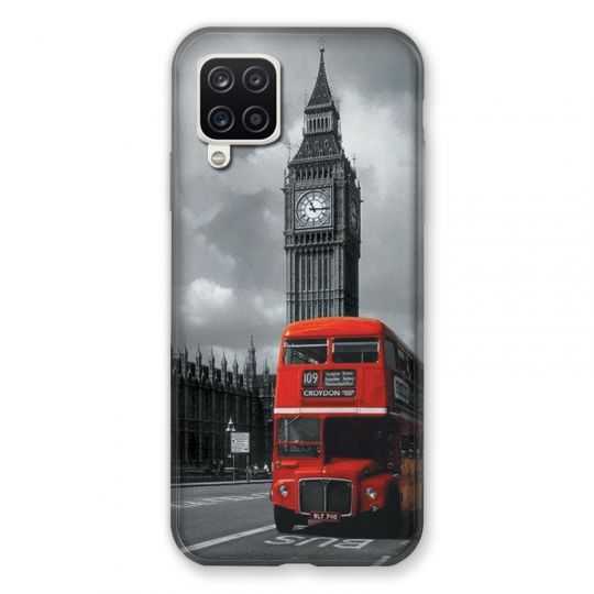 Coque Pour Samsung Galaxy A12 Angleterre London Bus