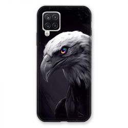 Coque Pour Samsung Galaxy A12 Aigle Royal Noir