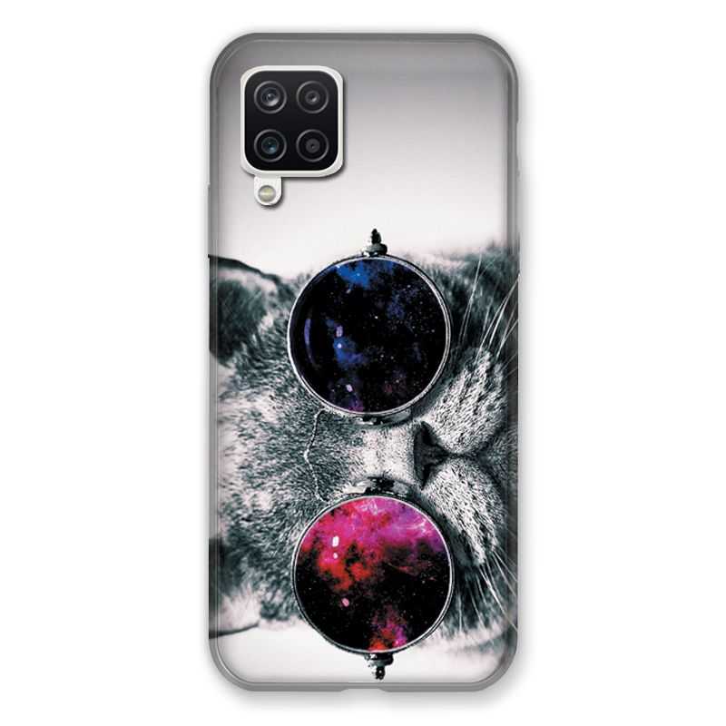 Coque Pour Samsung Galaxy A12 Chat Fashion