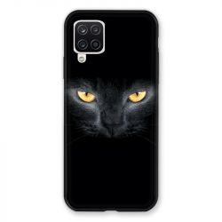 Coque Pour Samsung Galaxy A12 Chat Noir