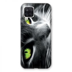 Coque Pour Samsung Galaxy A12 Chat Vert