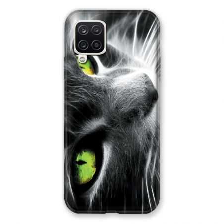 Coque Pour Samsung Galaxy A12 Chat Vert