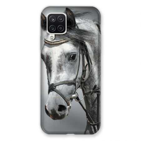 Coque Pour Samsung Galaxy A12 Cheval Blanc