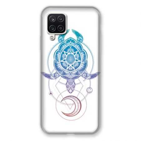 Coque Pour Samsung Galaxy A12 Animaux Maori Tortue Color