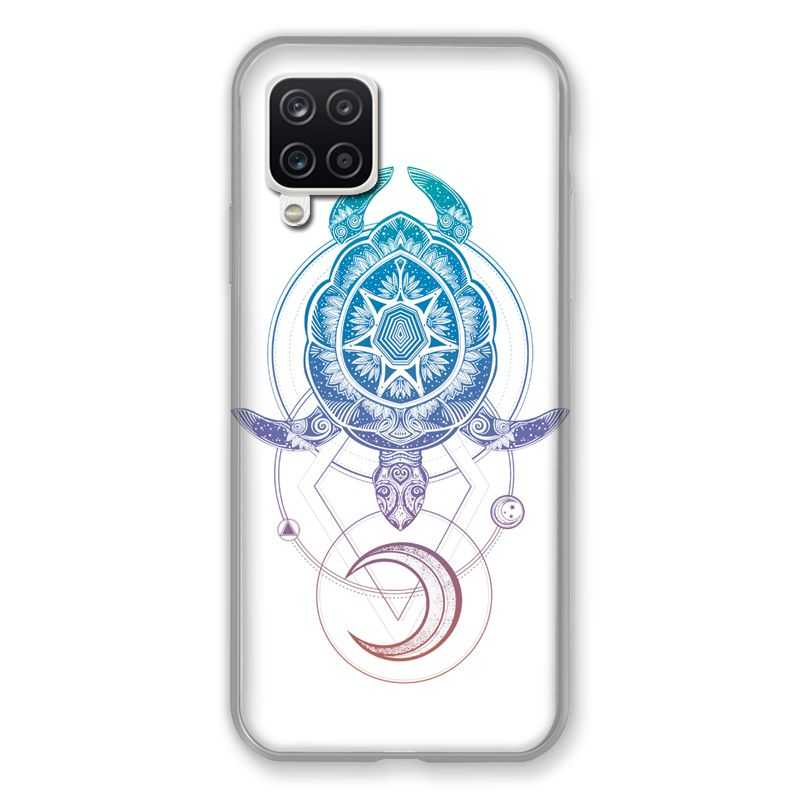 Coque Pour Samsung Galaxy A12 Animaux Maori Tortue Color
