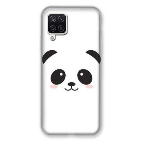 Coque Pour Samsung Galaxy A12 Panda Blanc