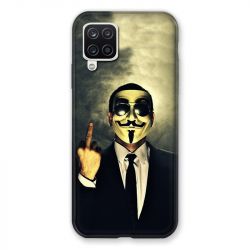Coque Pour Samsung Galaxy A12 Anonymous Doigt