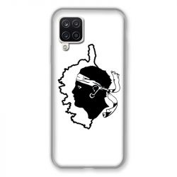 Coque Pour Samsung Galaxy A12 Corse Blanc
