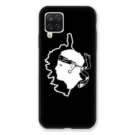 Coque Pour Samsung Galaxy A12 Corse Noir