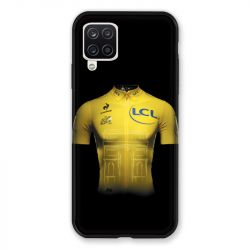Coque Pour Samsung Galaxy A12 Cyclisme Maillot Jaune