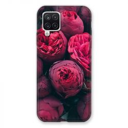 Coque Pour Samsung Galaxy A12 Fleur Pivoine