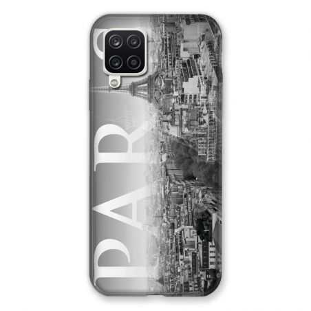 Coque Pour Samsung Galaxy A12 France Paris Vintage