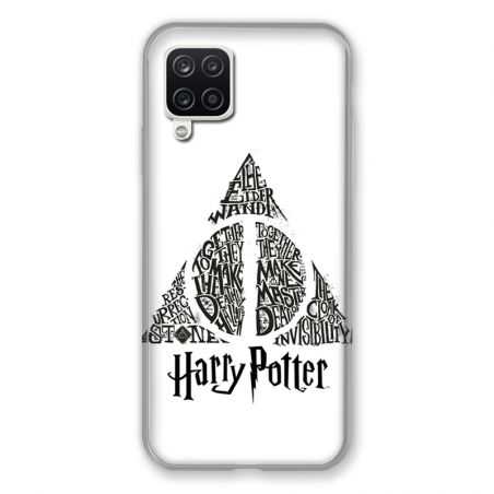 Coque Pour Samsung Galaxy A12 WB License Harry Potter Triangle Blanc
