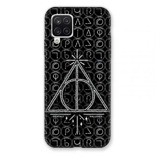 Coque Pour Samsung Galaxy A12 WB License Harry Potter Triangle noir