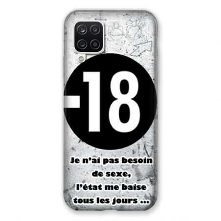 Coque Pour Samsung Galaxy A12 Humour 18 Ans