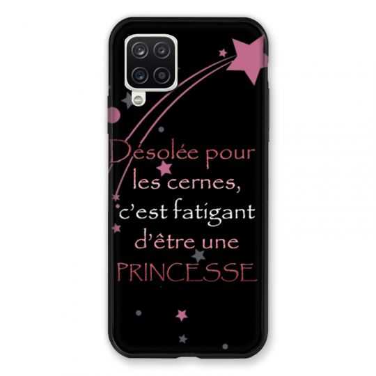 Coque Pour Samsung Galaxy A12 Humour Princesse