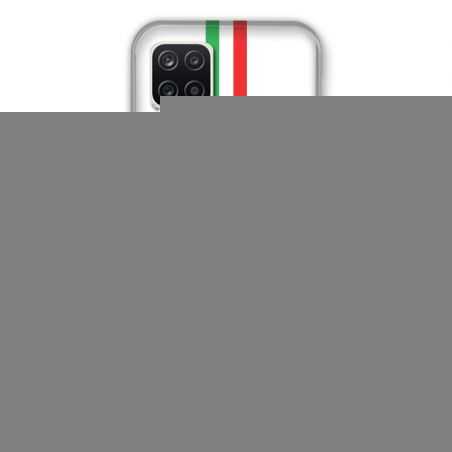 Coque Pour Samsung Galaxy A12 Italie 3 Blanc