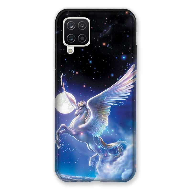 Coque Pour Samsung Galaxy A12 Licorne Céleste