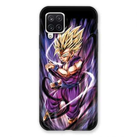 Coque Pour Samsung Galaxy A12 Manga Dragon Ball Sangohan Violet