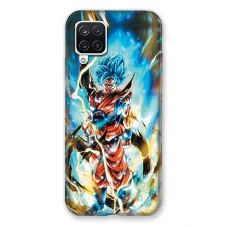 Coque Pour Samsung Galaxy A12 Manga Dragon Ball Sangoku Blanc