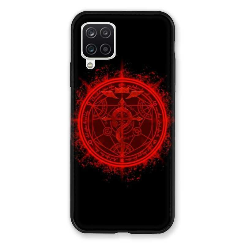 Coque Pour Samsung Galaxy A12 Manga Fullmetal Alchemist Logo